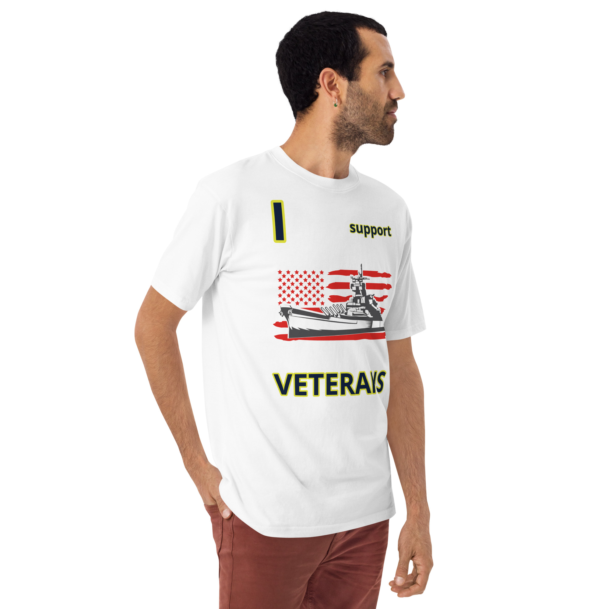 I SUPPORT VETERANS TOO SIKS Tee - Image 27