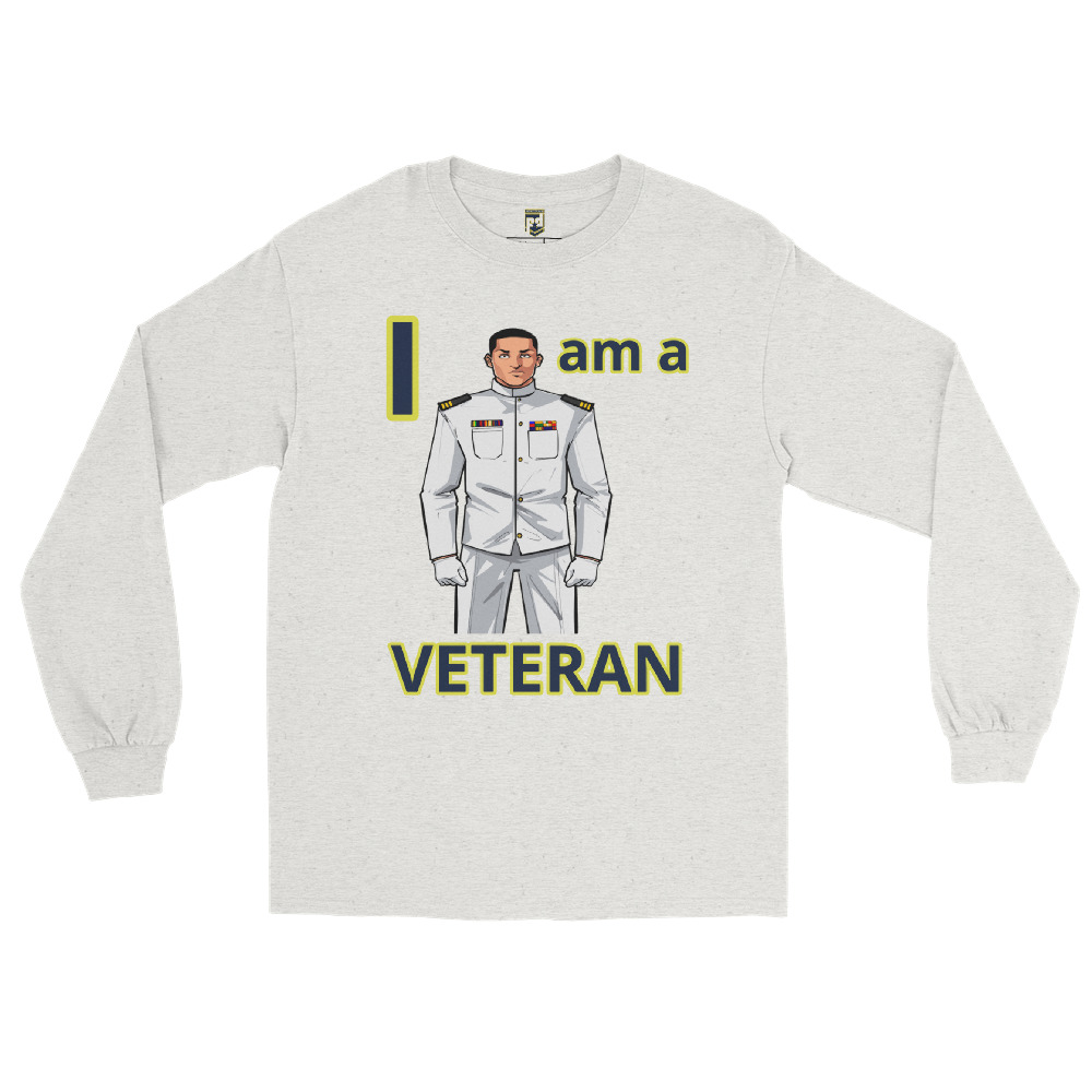 I AM A VETERAN TOO SIKS Long Sleeve Shirt - Image 25