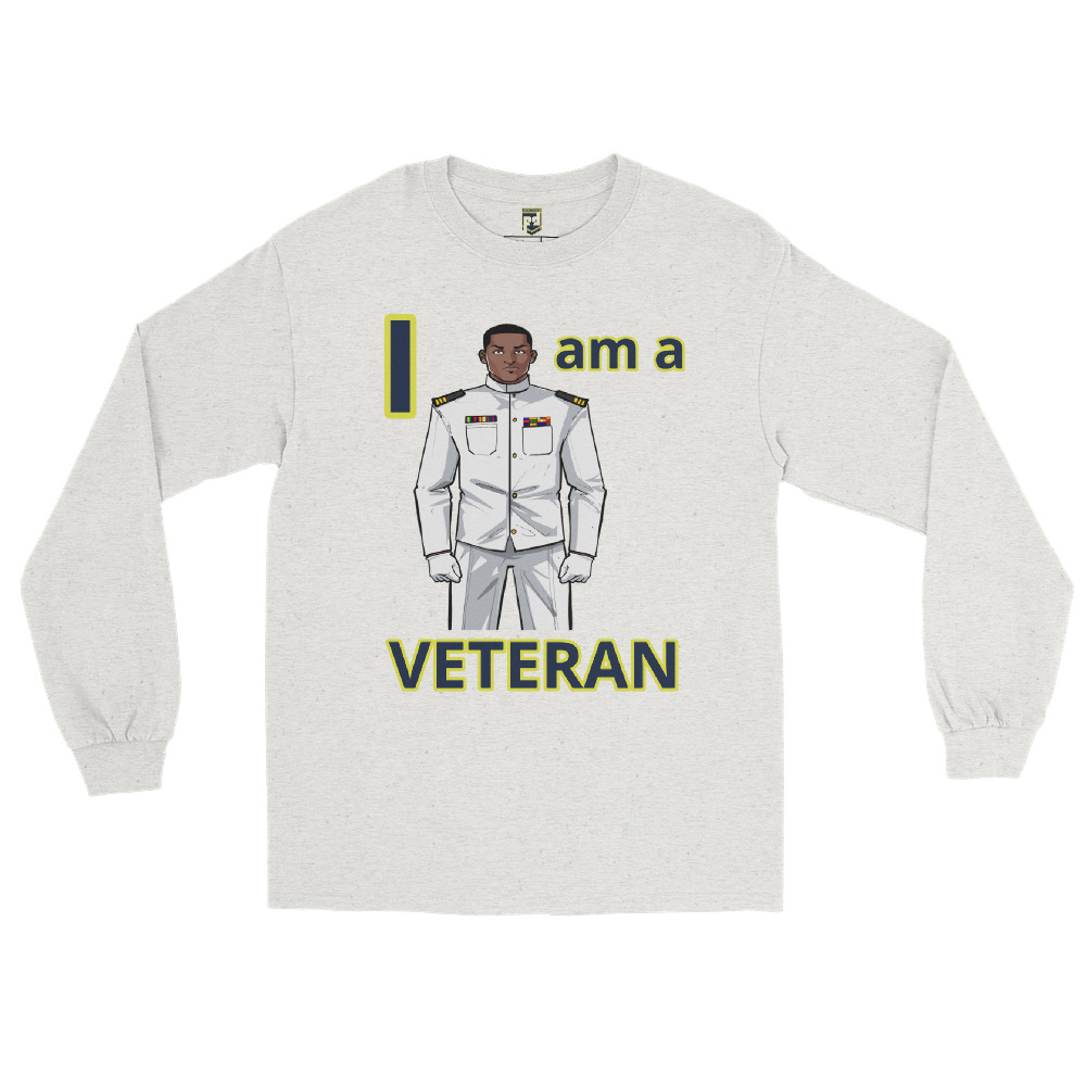 I AM A VETERAN TOO SIKS Long Sleeve Shirt - Image 25