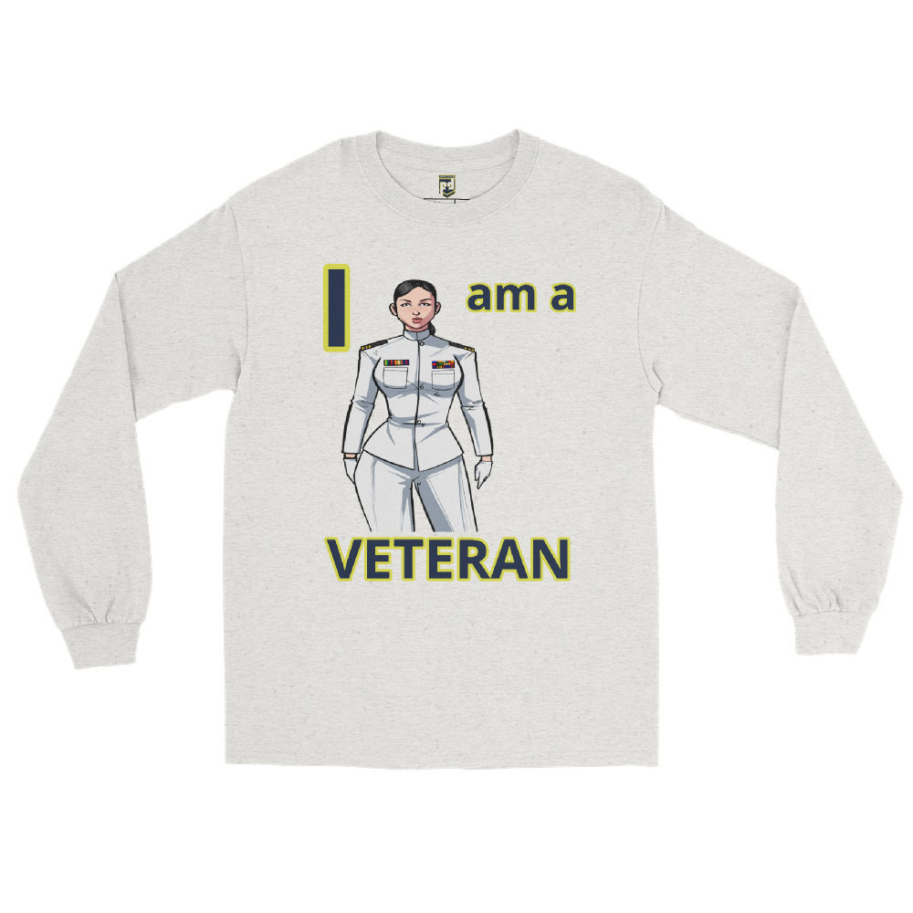 I AM A VETERAN TOO SIKS Long Sleeve Shirt - Image 25