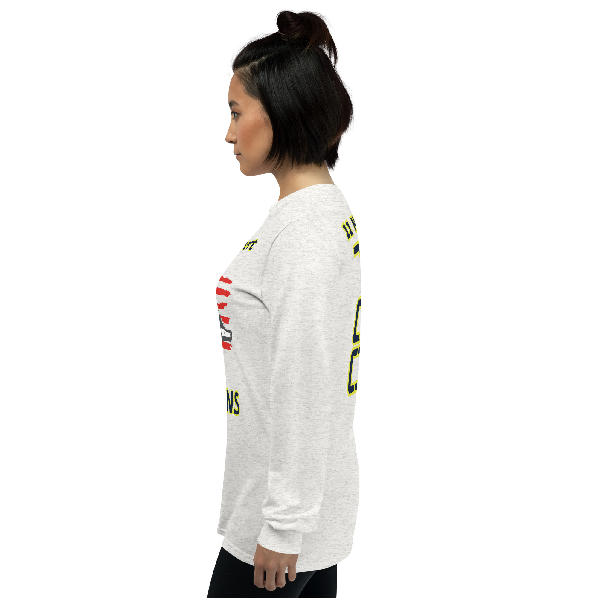 I SUPPORT VETERANS TOO SIKS Long Sleeve Shirt - Image 77