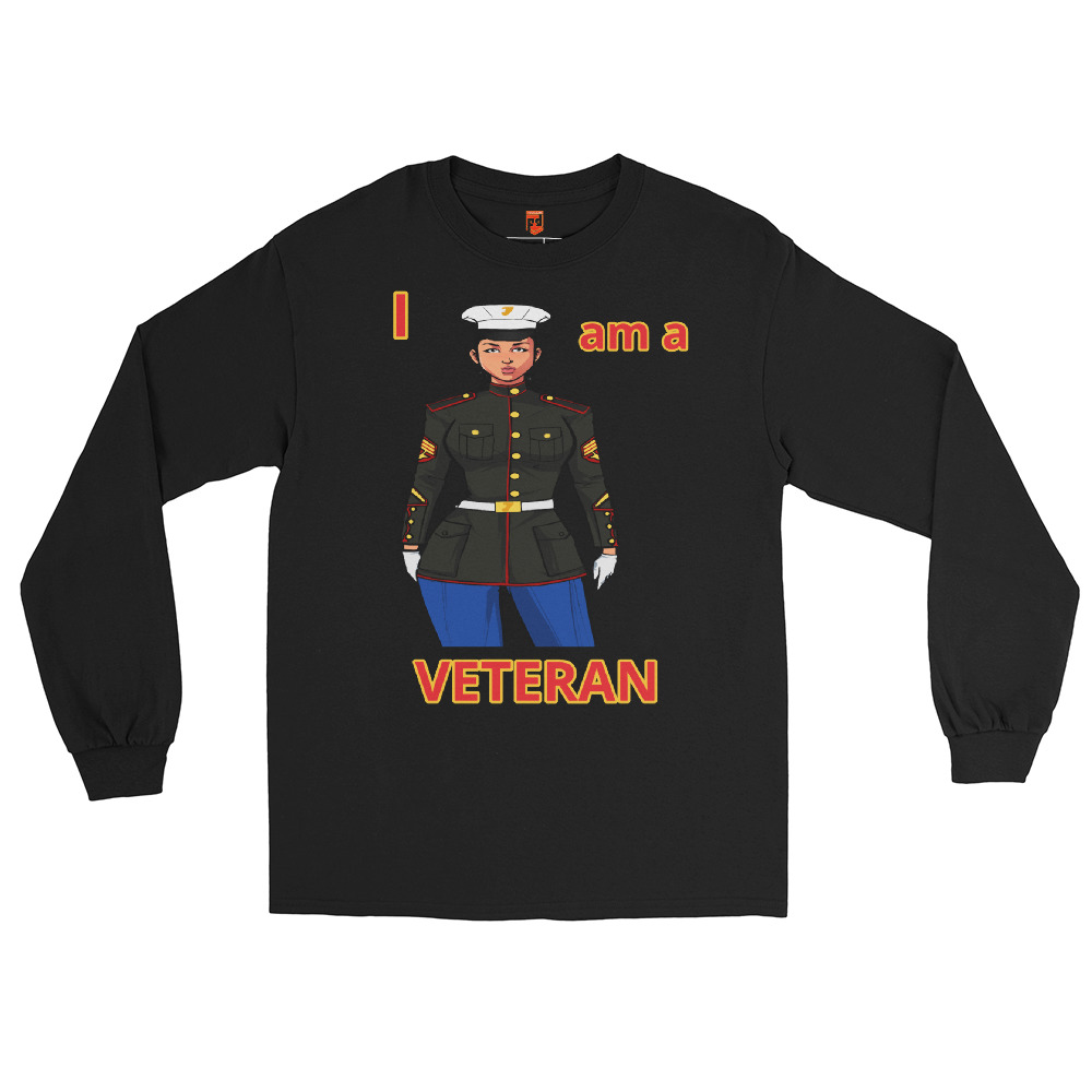 I AM A VETERAN TOO SIKS Long Sleeve Shirt