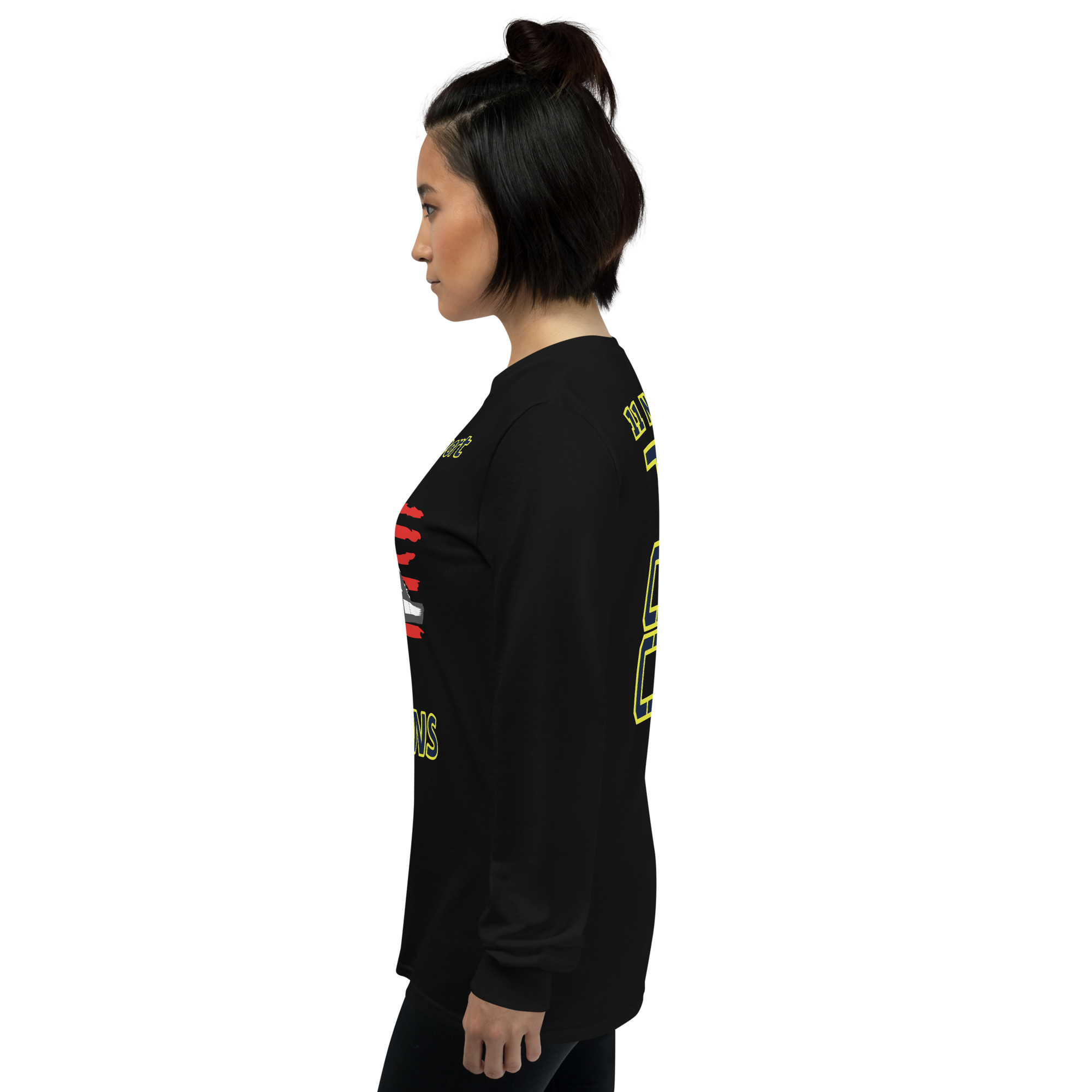 I SUPPORT VETERANS TOO SIKS Long Sleeve Shirt - Image 5