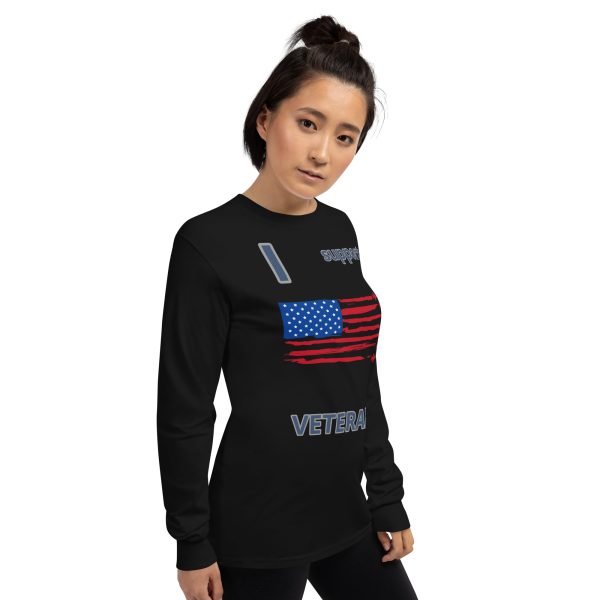 I SUPPORT VETERANS TOO SIKS Long Sleeve Shirt