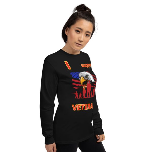 I SUPPORT VETERANS TOO SIKS Long Sleeve Shirt