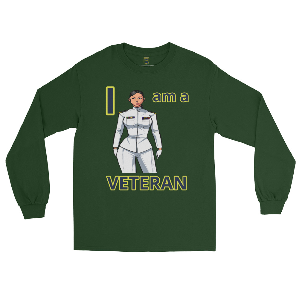 I AM A VETERAN TOO SIKS Long Sleeve Shirt - Image 7