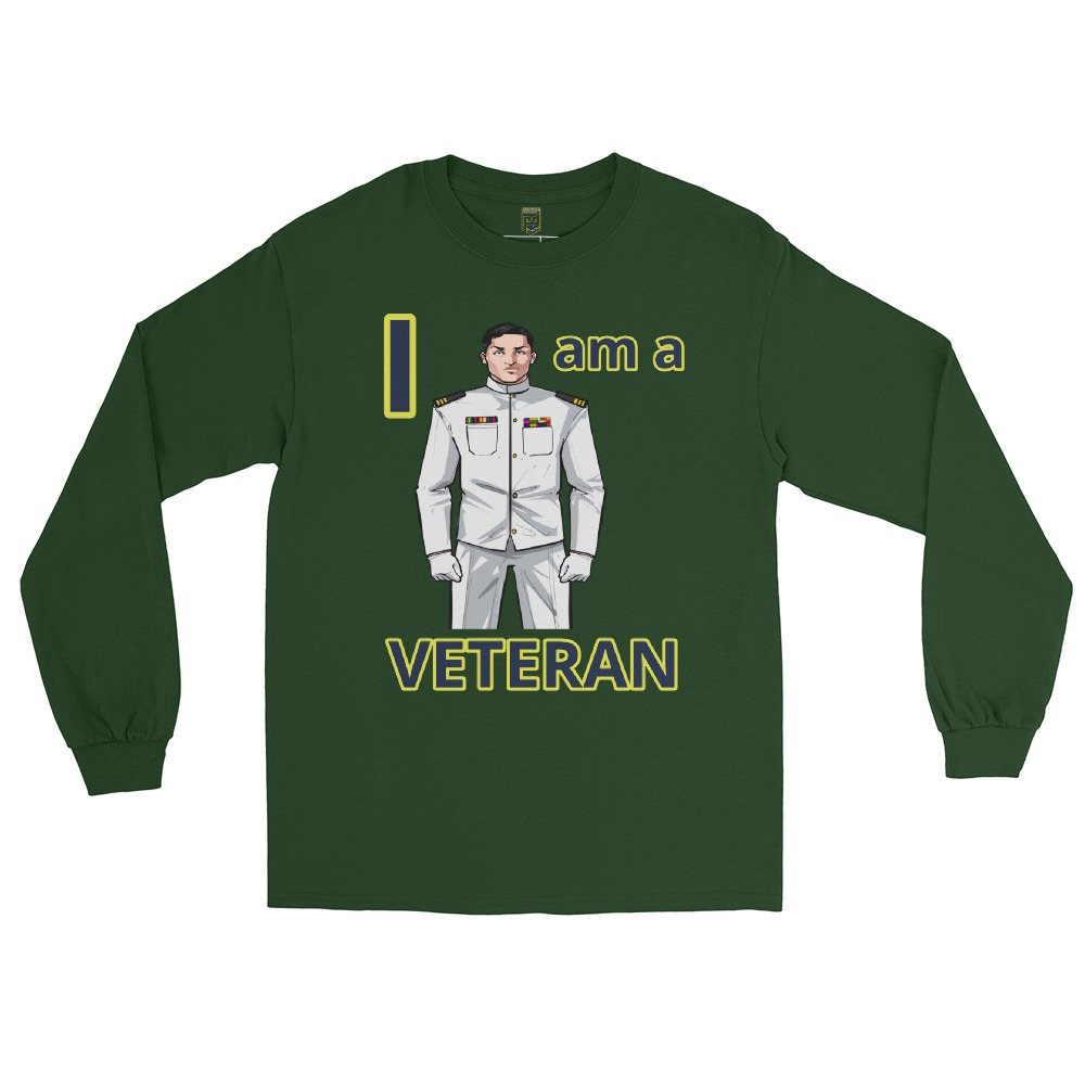 I AM A VETERAN TOO SIKS Long Sleeve Shirt - Image 7