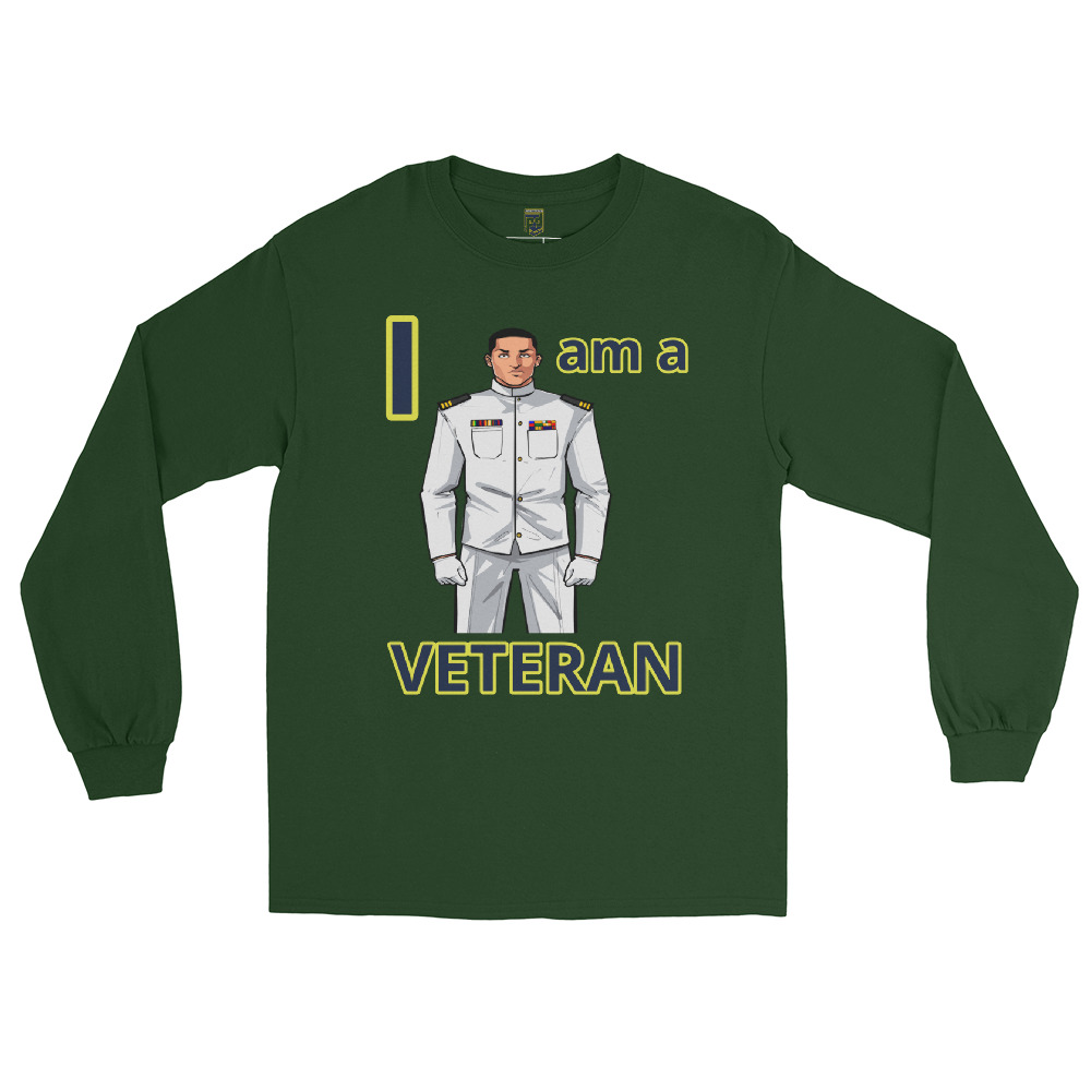 I AM A VETERAN TOO SIKS Long Sleeve Shirt - Image 7