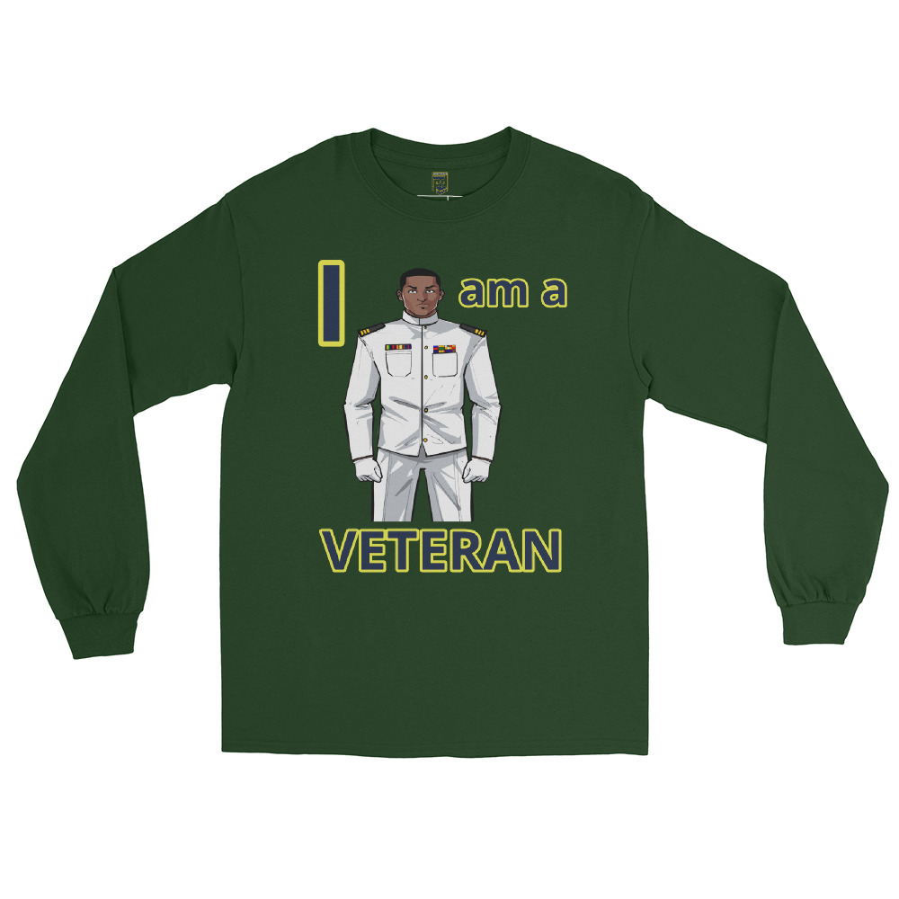 I AM A VETERAN TOO SIKS Long Sleeve Shirt - Image 7