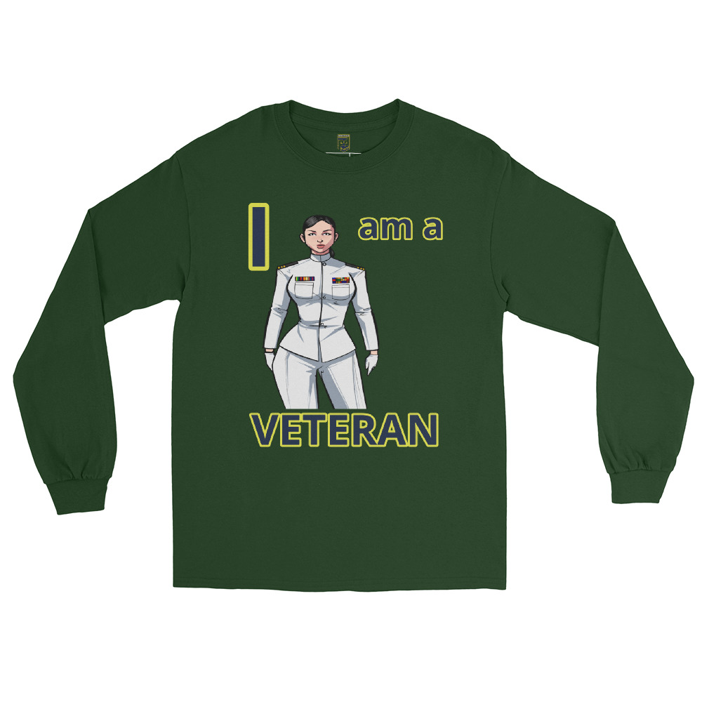 I AM A VETERAN TOO SIKS Long Sleeve Shirt - Image 7