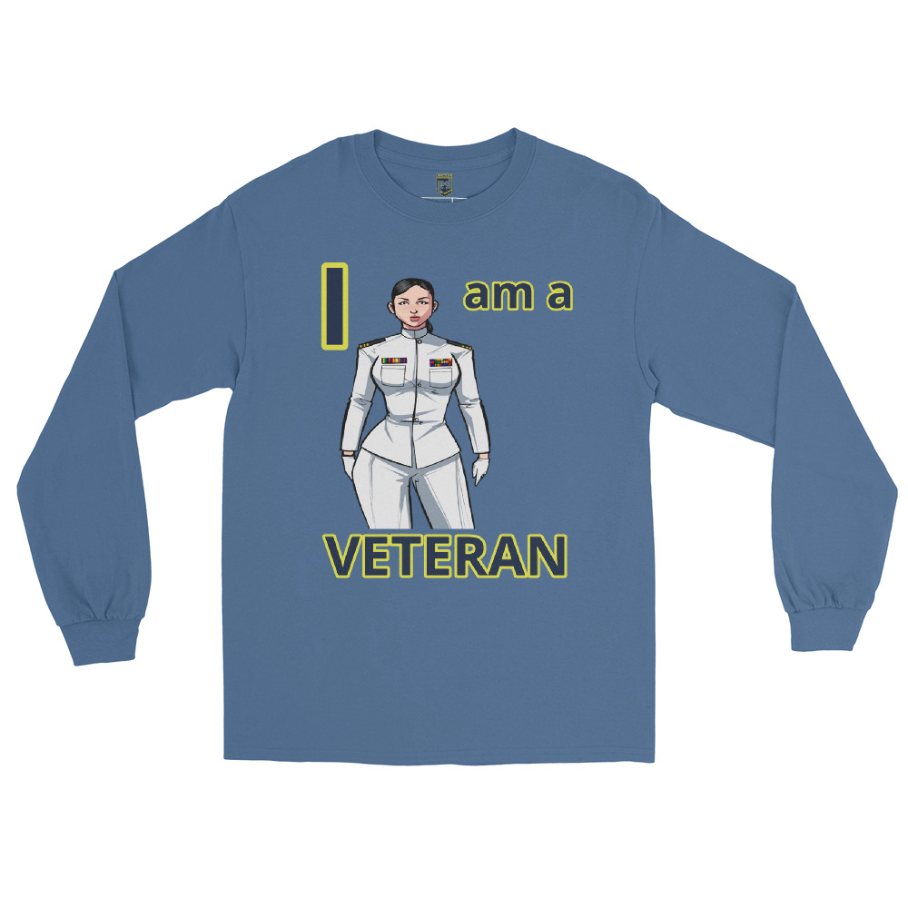 I AM A VETERAN TOO SIKS Long Sleeve Shirt - Image 15