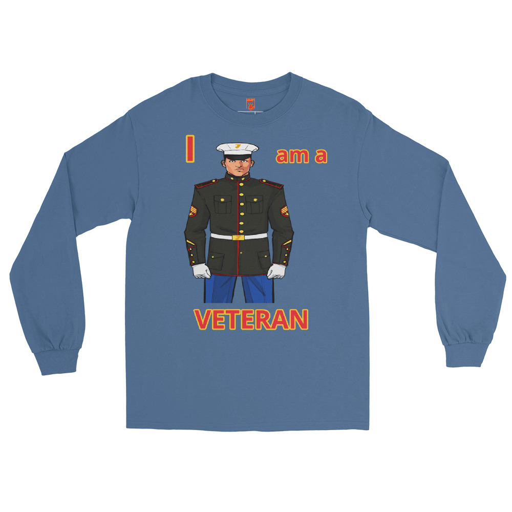 I AM A VETERAN TOO SIKS Long Sleeve Shirt - Image 15