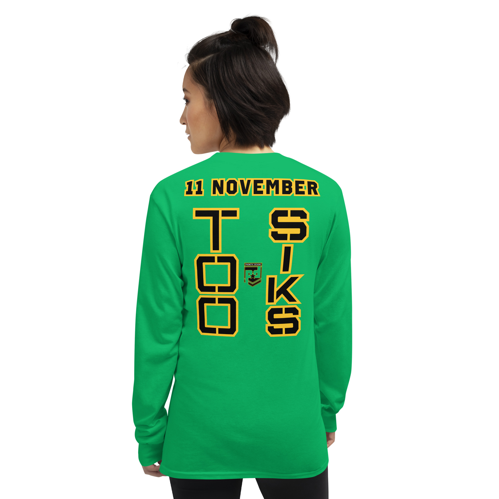 I support VETERANS TOO SIKS Long Sleeve Shirt - Image 49