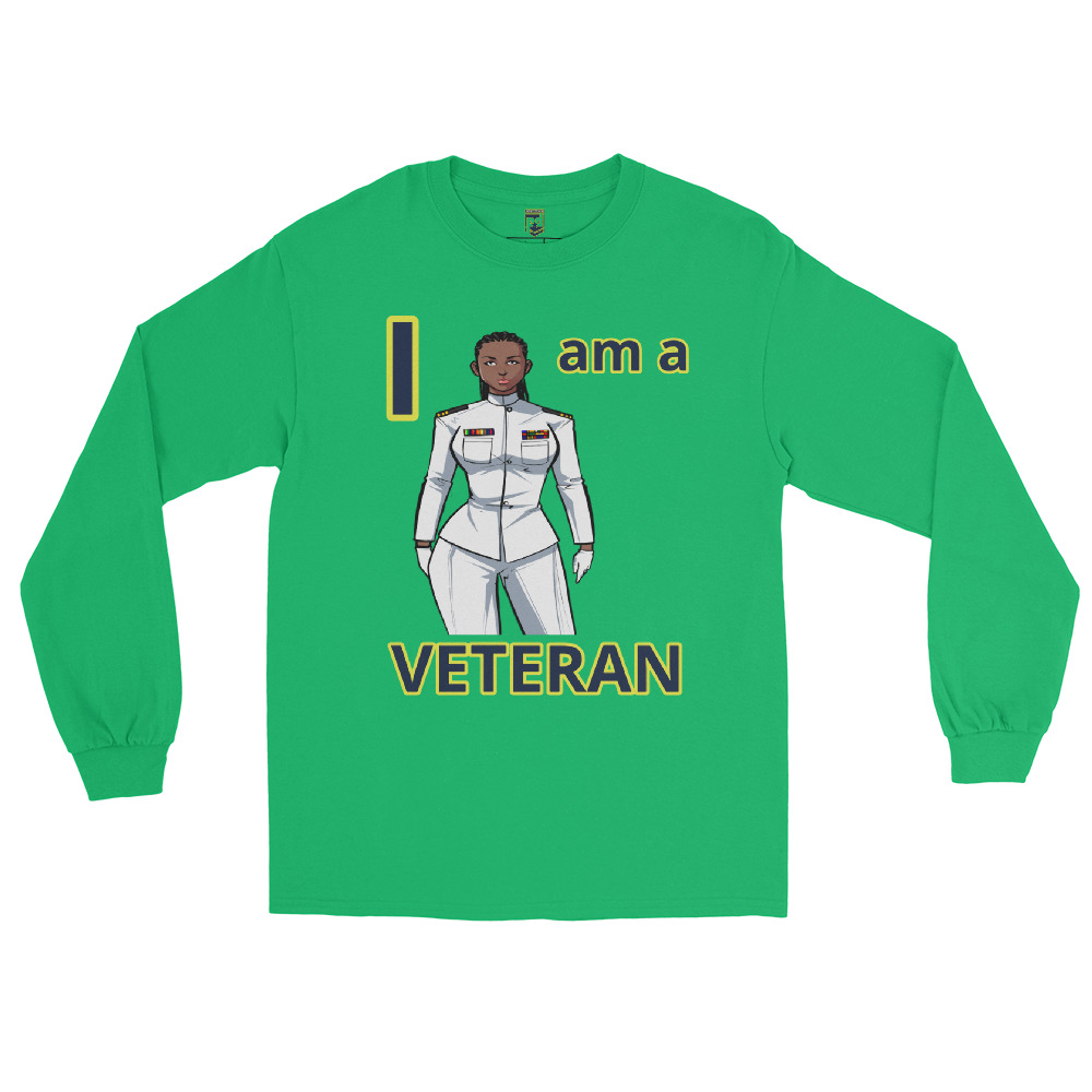 I AM A VETERAN TOO SIKS Long Sleeve Shirt - Image 17