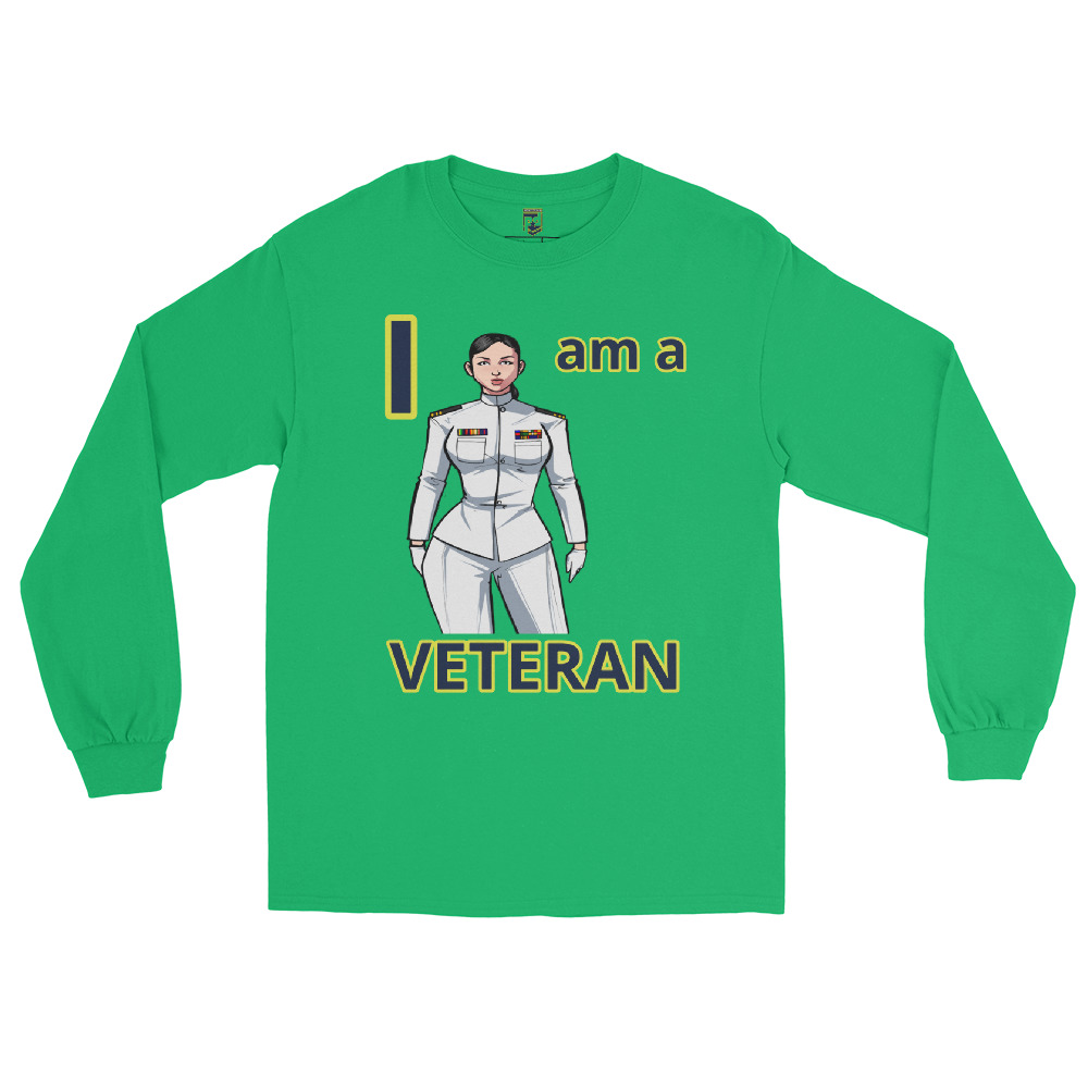 I AM A VETERAN TOO SIKS Long Sleeve Shirt - Image 17