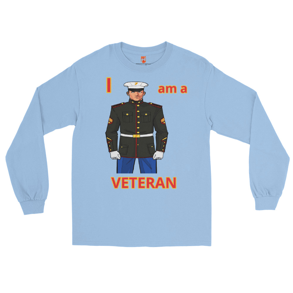 I AM A VETERAN TOO SIKS Long Sleeve Shirt - Image 21