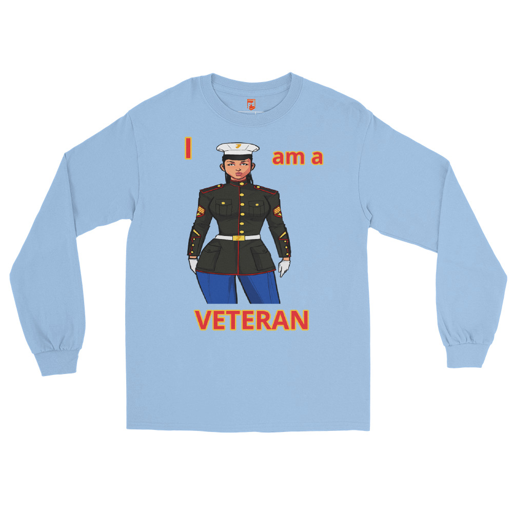 I AM A VETERAN TOO SIKS Long Sleeve Shirt - Image 21