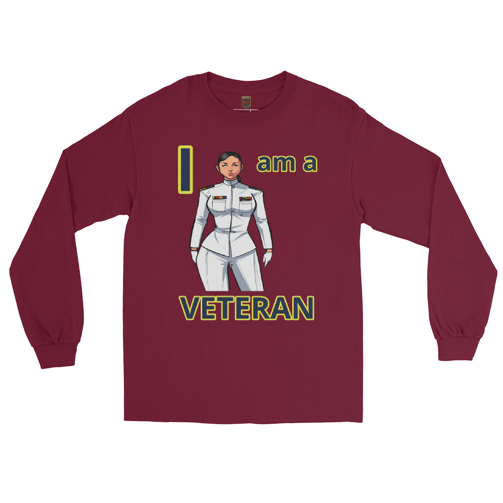 I AM A VETERAN TOO SIKS Long Sleeve Shirt - Image 5