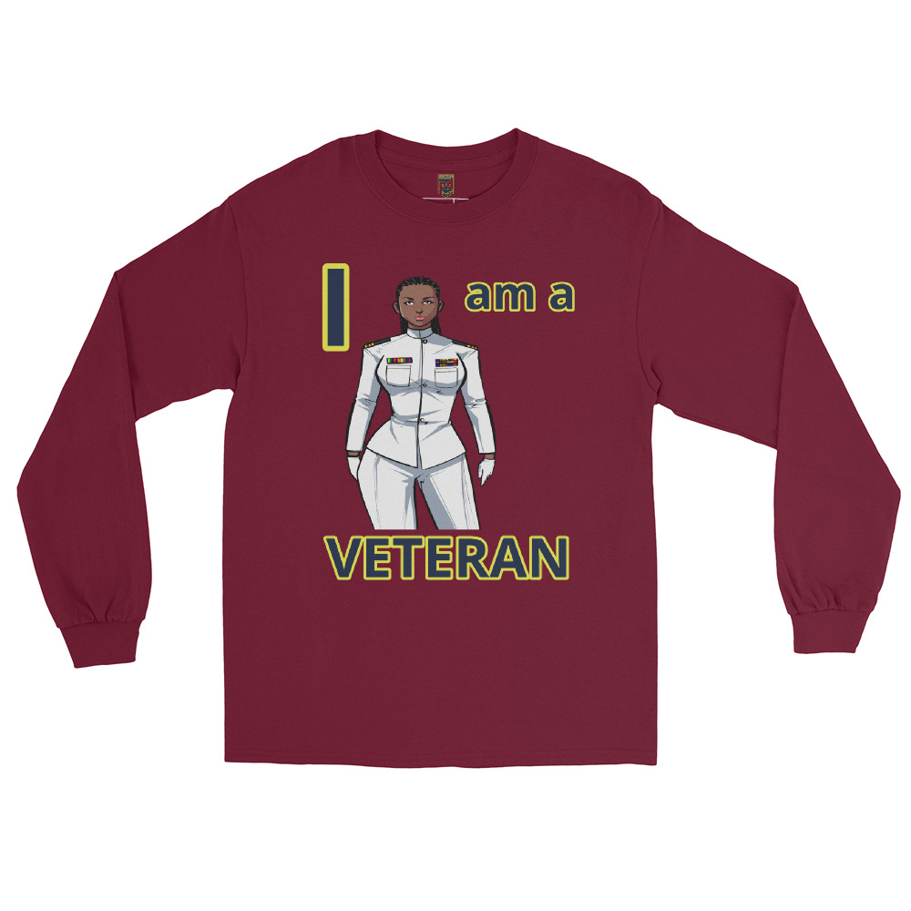 I AM A VETERAN TOO SIKS Long Sleeve Shirt - Image 5
