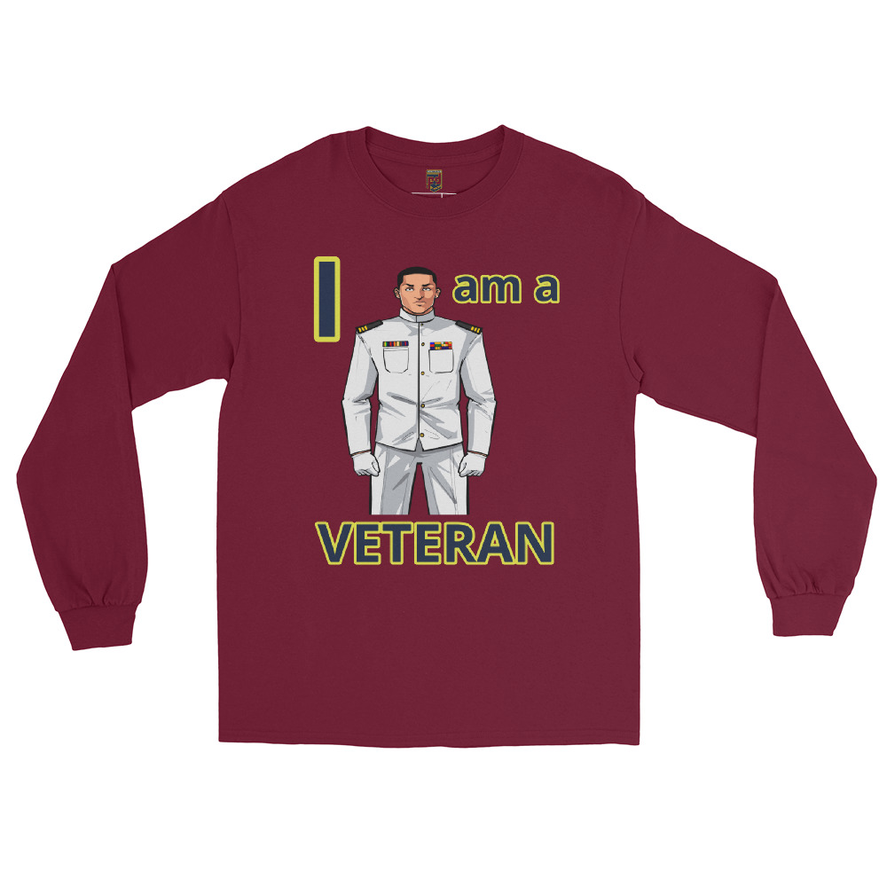 I AM A VETERAN TOO SIKS Long Sleeve Shirt - Image 5