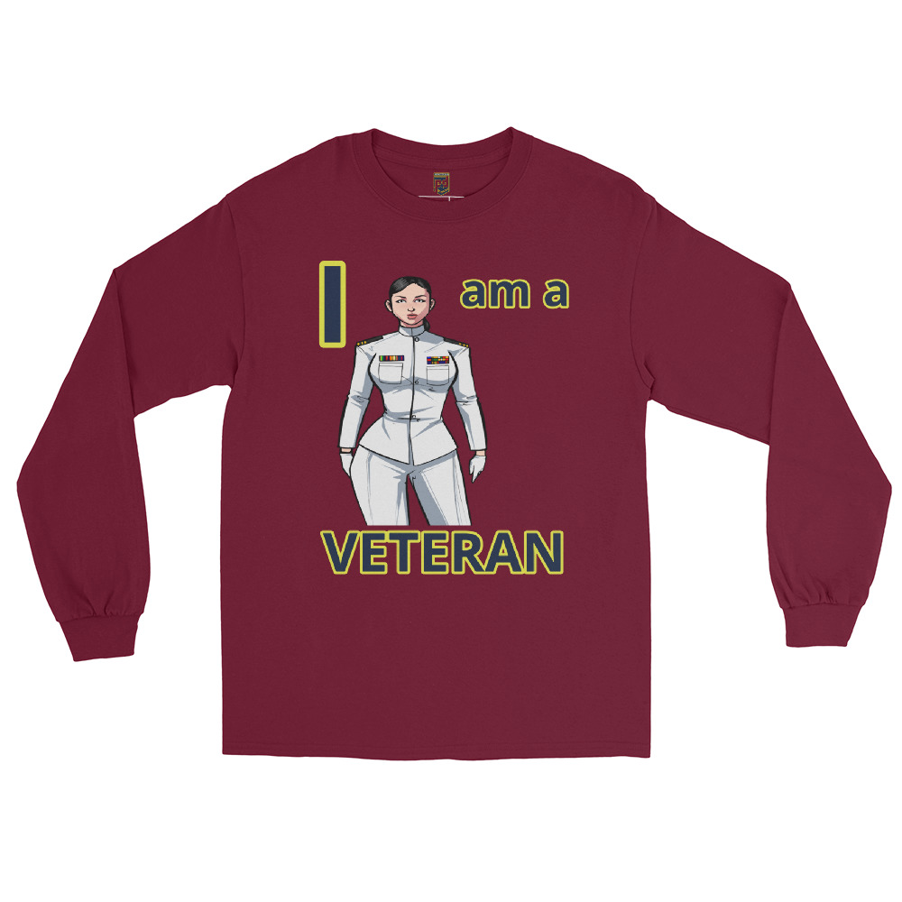 I AM A VETERAN TOO SIKS Long Sleeve Shirt - Image 5