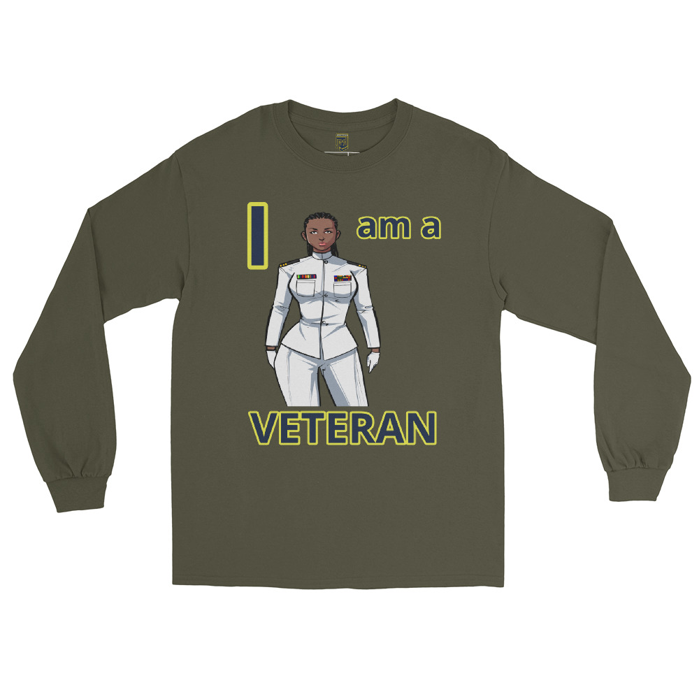 I AM A VETERAN TOO SIKS Long Sleeve Shirt - Image 13