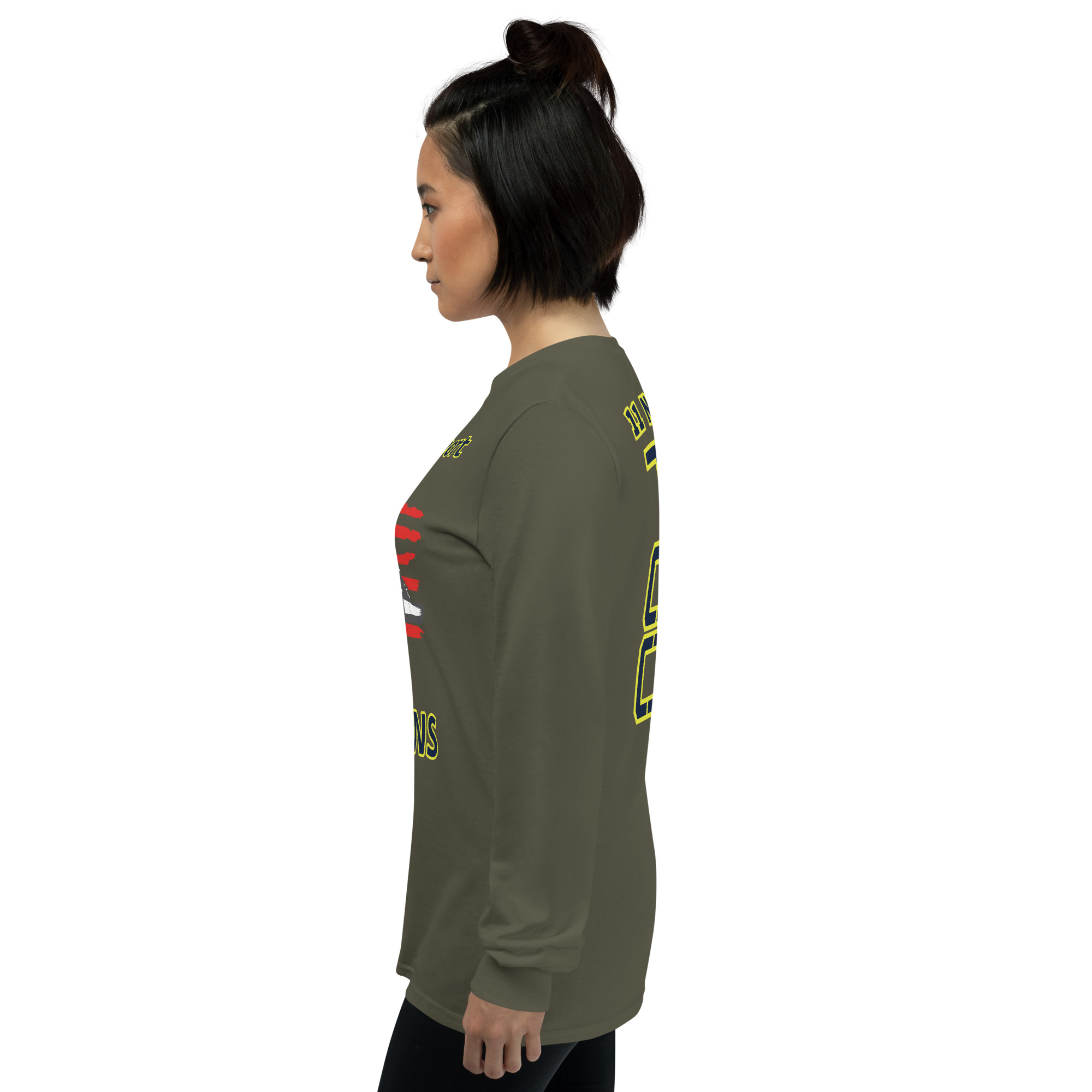 I SUPPORT VETERANS TOO SIKS Long Sleeve Shirt - Image 41