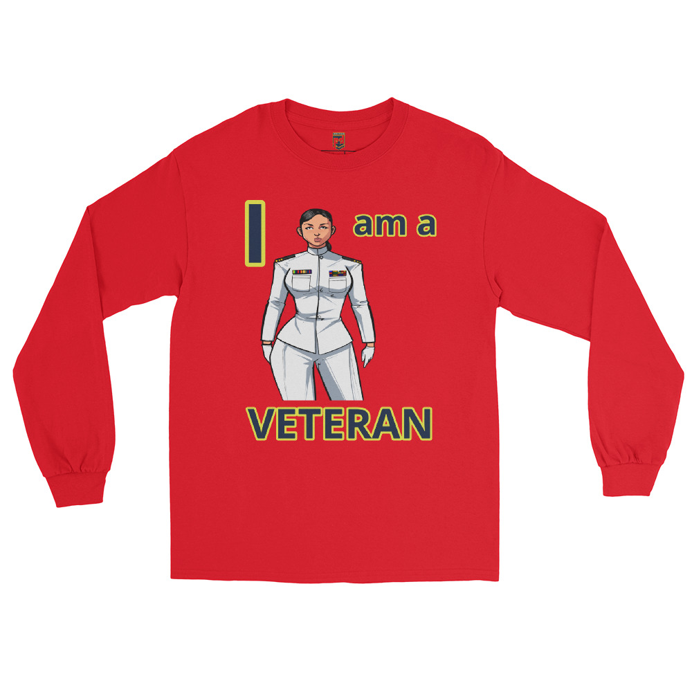 I AM A VETERAN TOO SIKS Long Sleeve Shirt - Image 9
