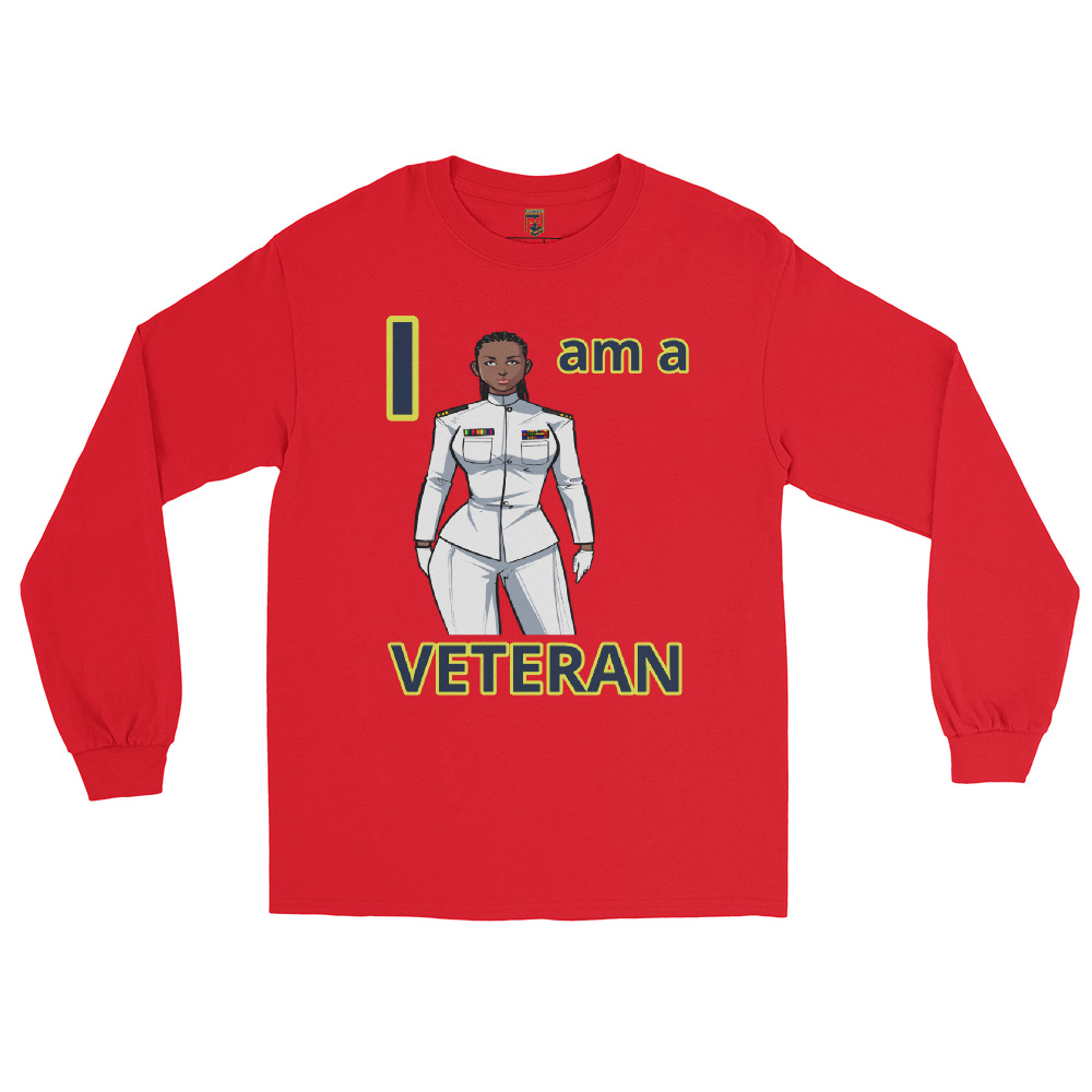 I AM A VETERAN TOO SIKS Long Sleeve Shirt - Image 9