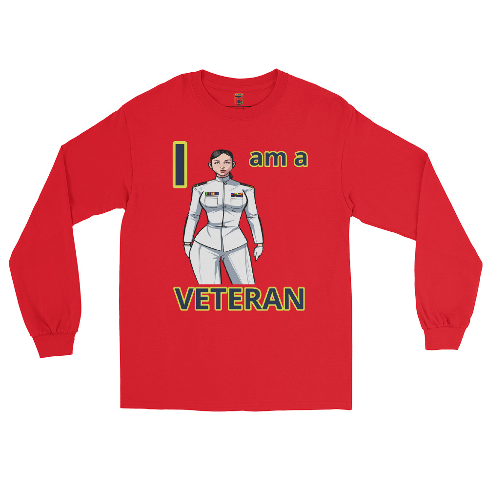 I AM A VETERAN TOO SIKS Long Sleeve Shirt - Image 9