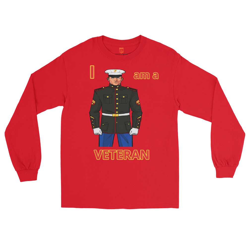 I AM A VETERAN TOO SIKS Long Sleeve Shirt - Image 9
