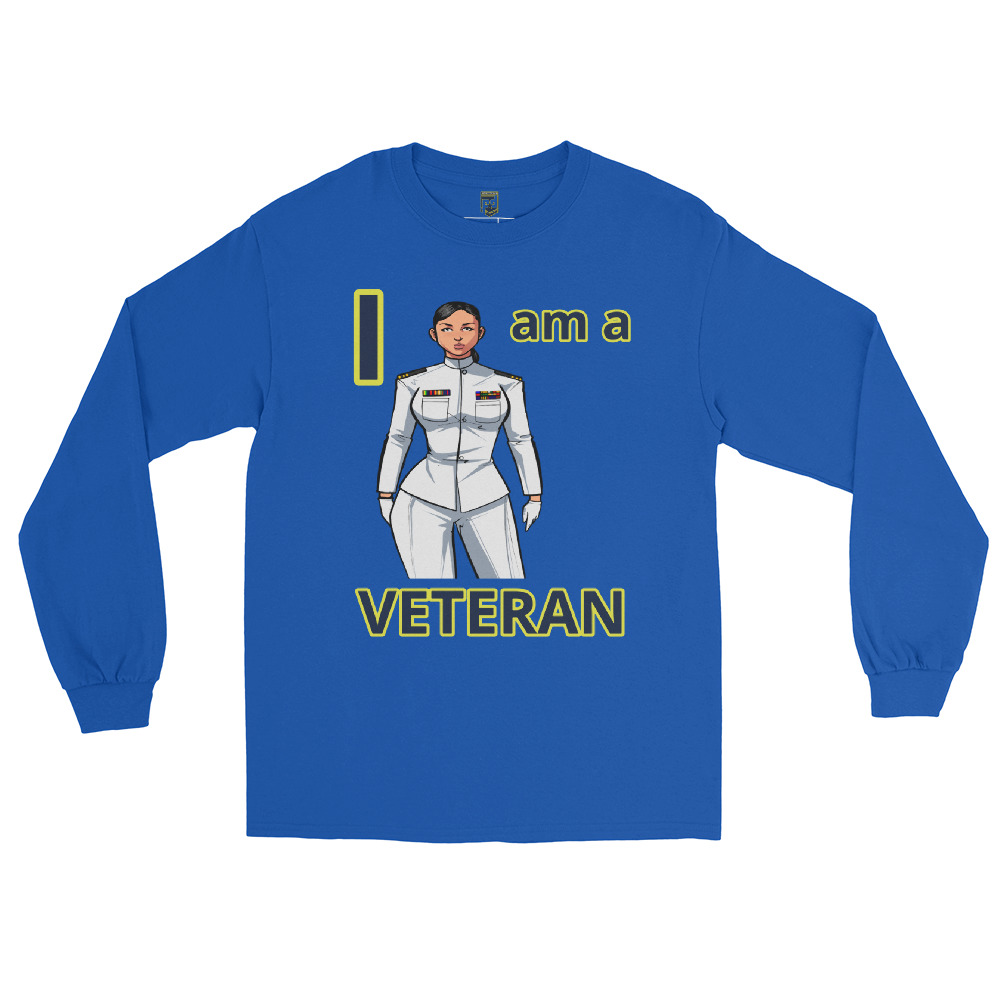 I AM A VETERAN TOO SIKS Long Sleeve Shirt - Image 11