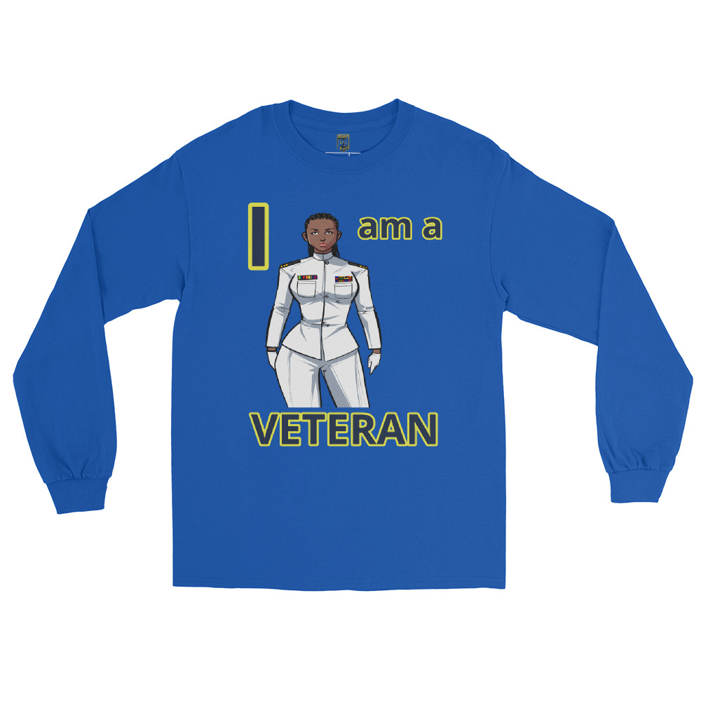 I AM A VETERAN TOO SIKS Long Sleeve Shirt - Image 11