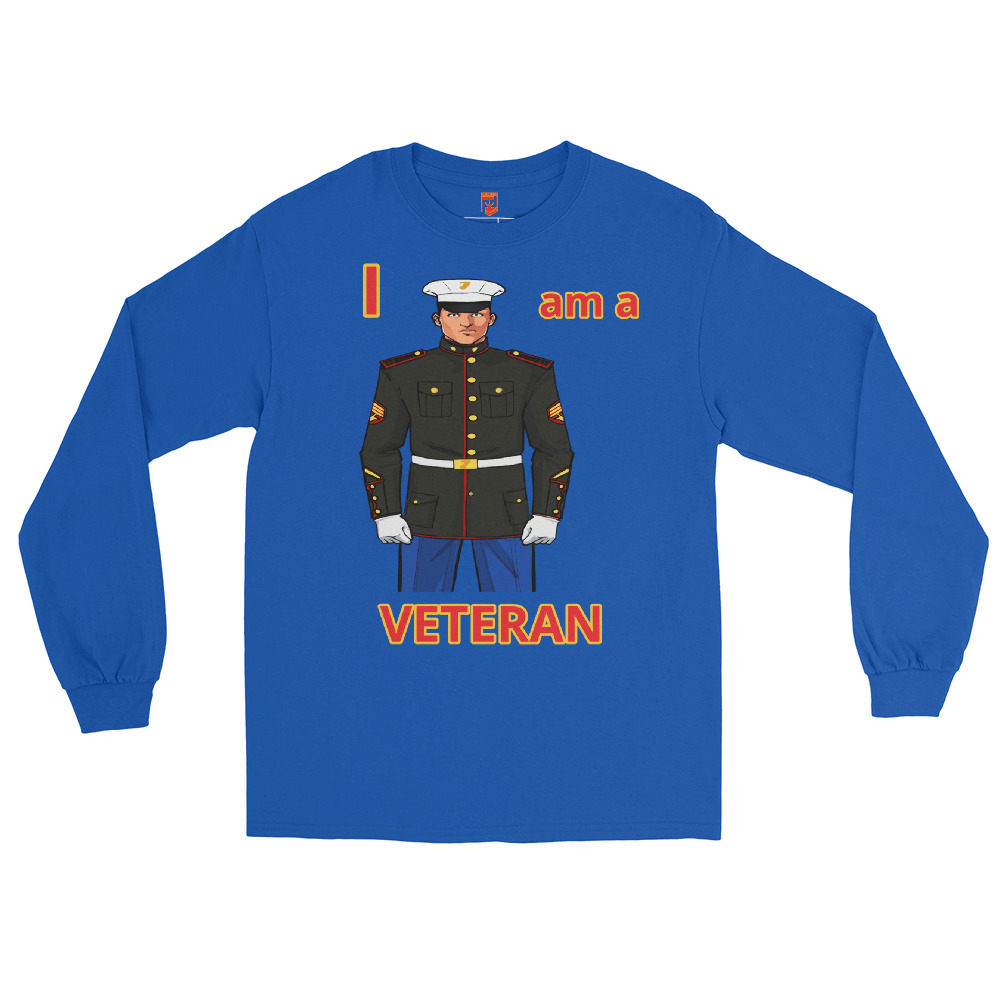 I AM A VETERAN TOO SIKS Long Sleeve Shirt - Image 11