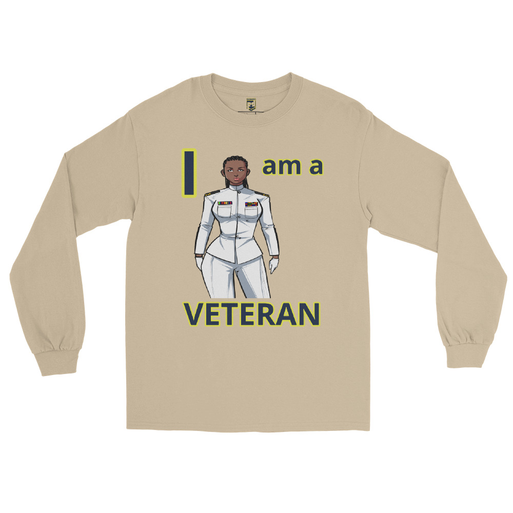I AM A VETERAN TOO SIKS Long Sleeve Shirt - Image 23