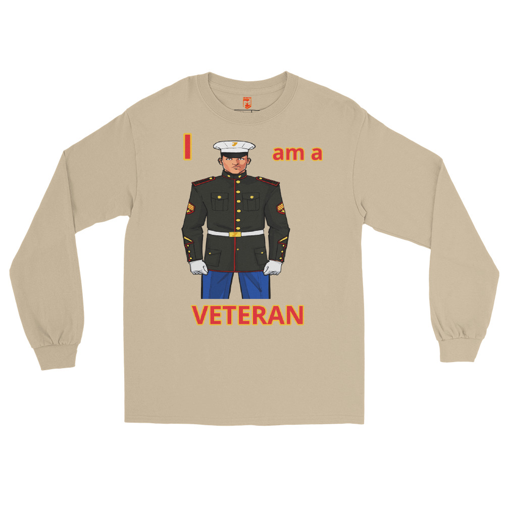 I AM A VETERAN TOO SIKS Long Sleeve Shirt - Image 23