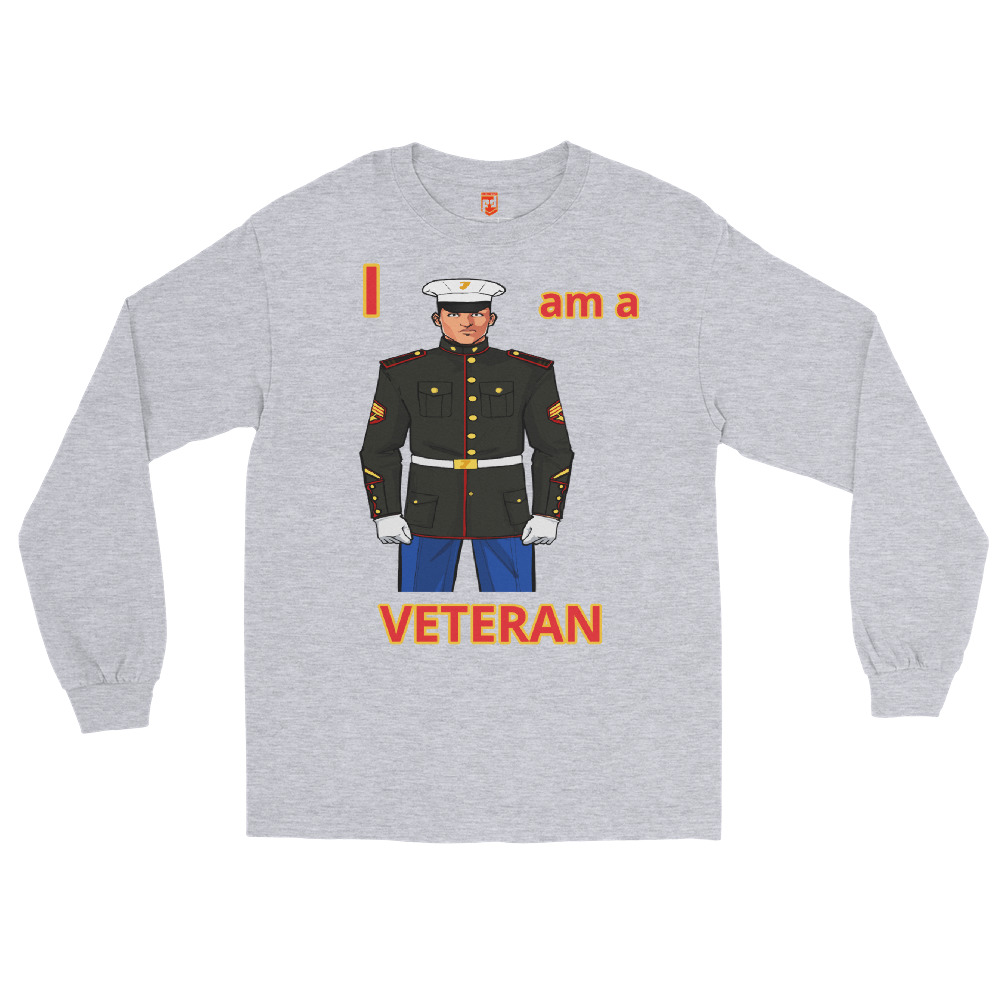 I AM A VETERAN TOO SIKS Long Sleeve Shirt - Image 19