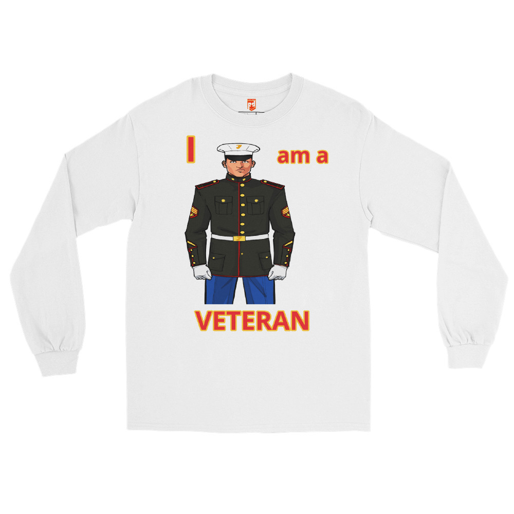 I AM A VETERAN TOO SIKS Long Sleeve Shirt - Image 27