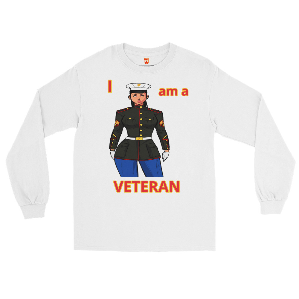 I AM A VETERAN TOO SIKS Long Sleeve Shirt - Image 27