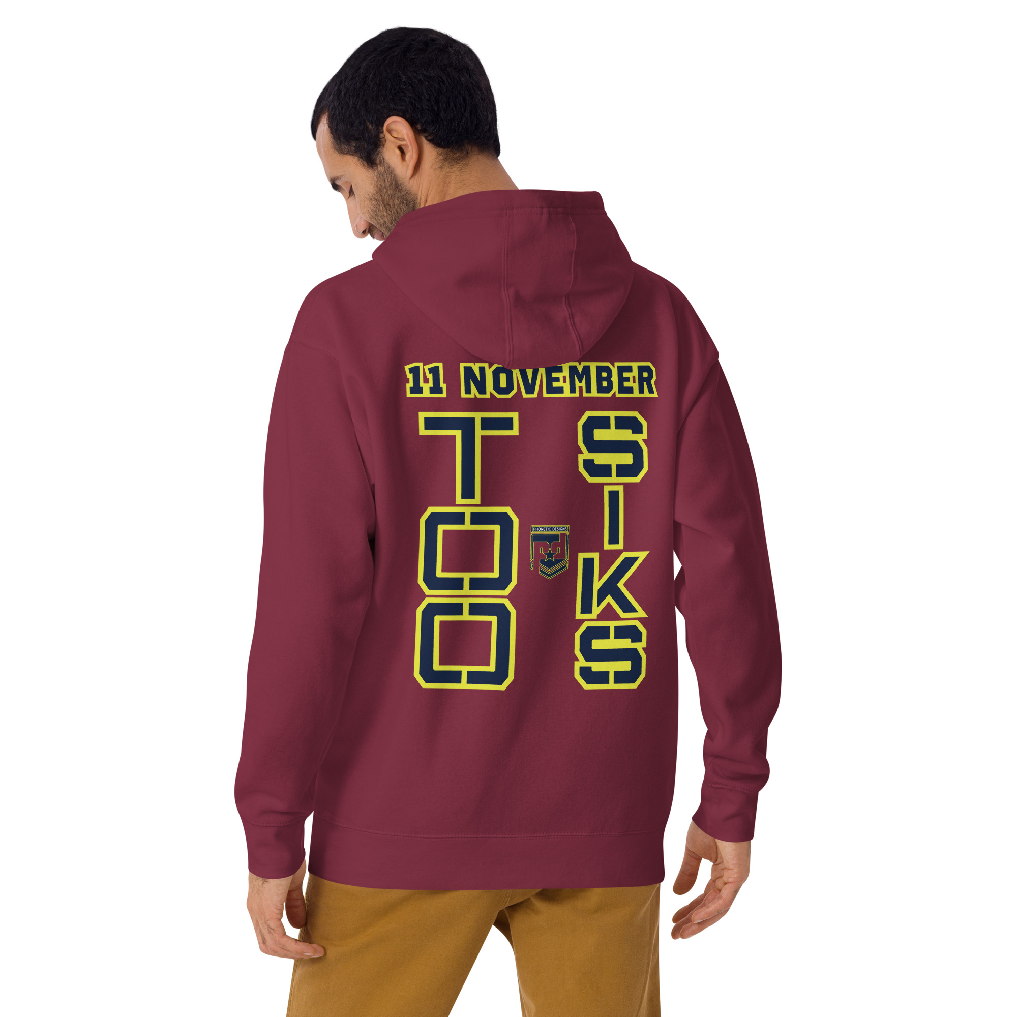 I SUPPORT VETERANS TOO SIKS Unisex Hoodie - Image 9