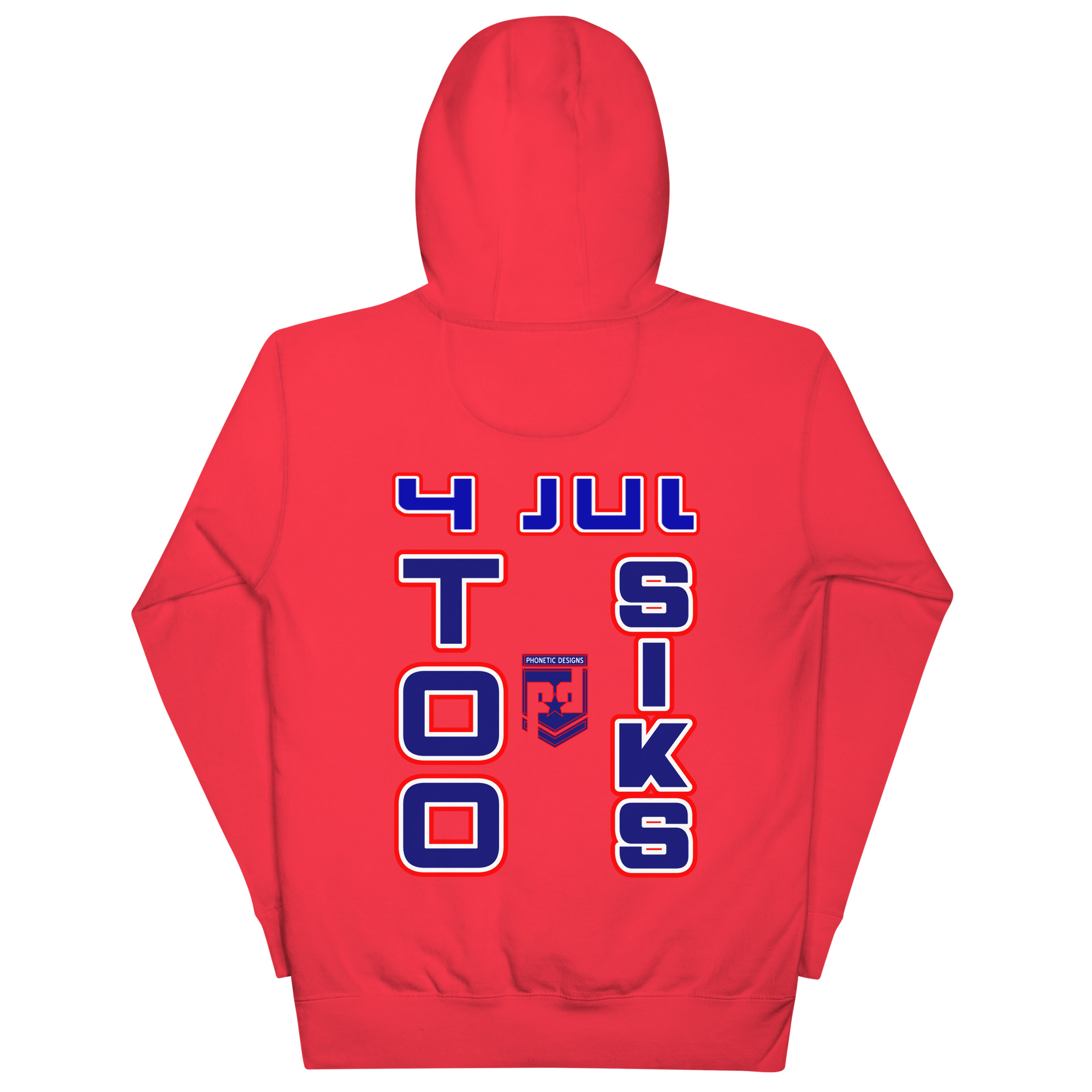 4 JUL TOO SIKS Unisex Hoodie - Image 10