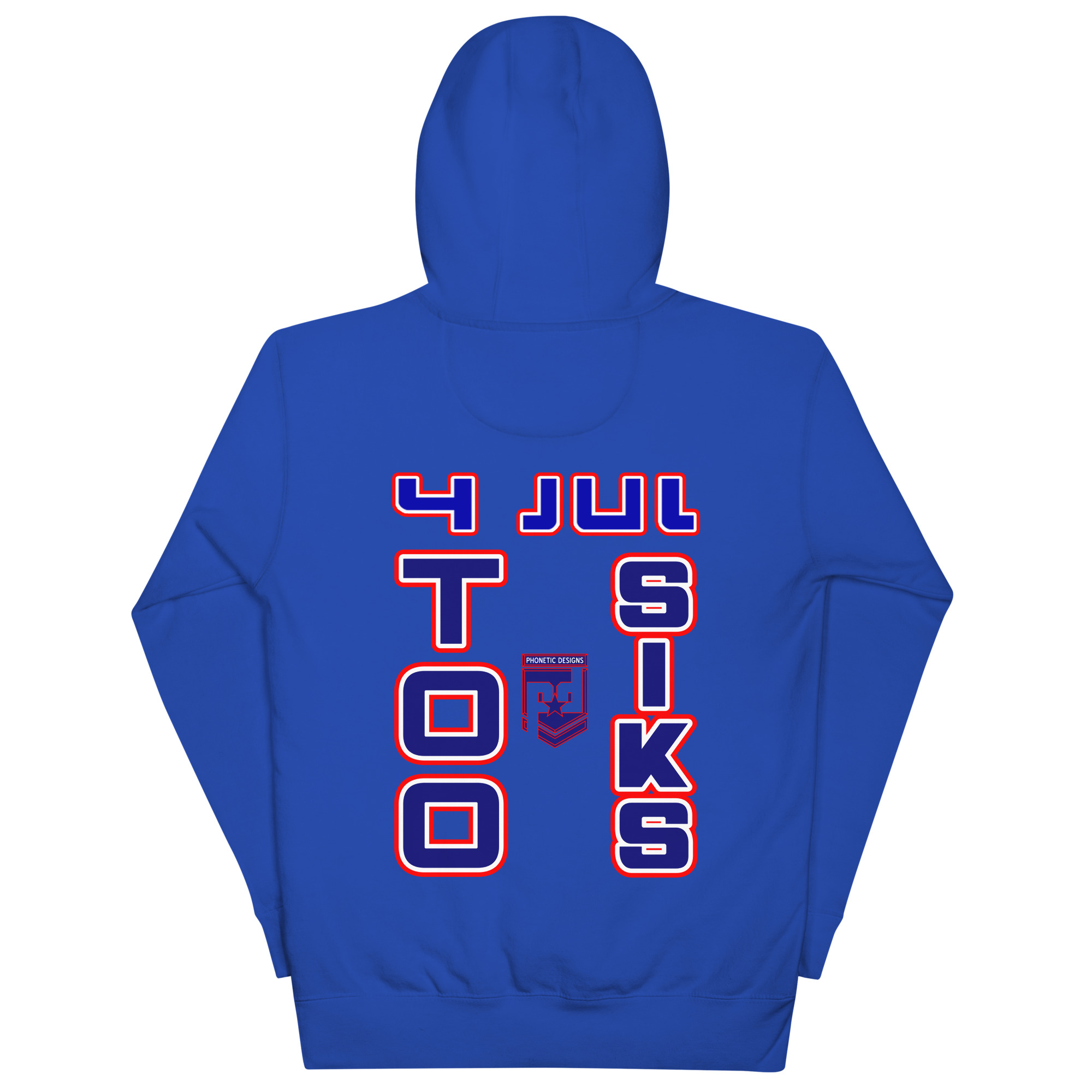 4 JUL TOO SIKS Unisex Hoodie - Image 8