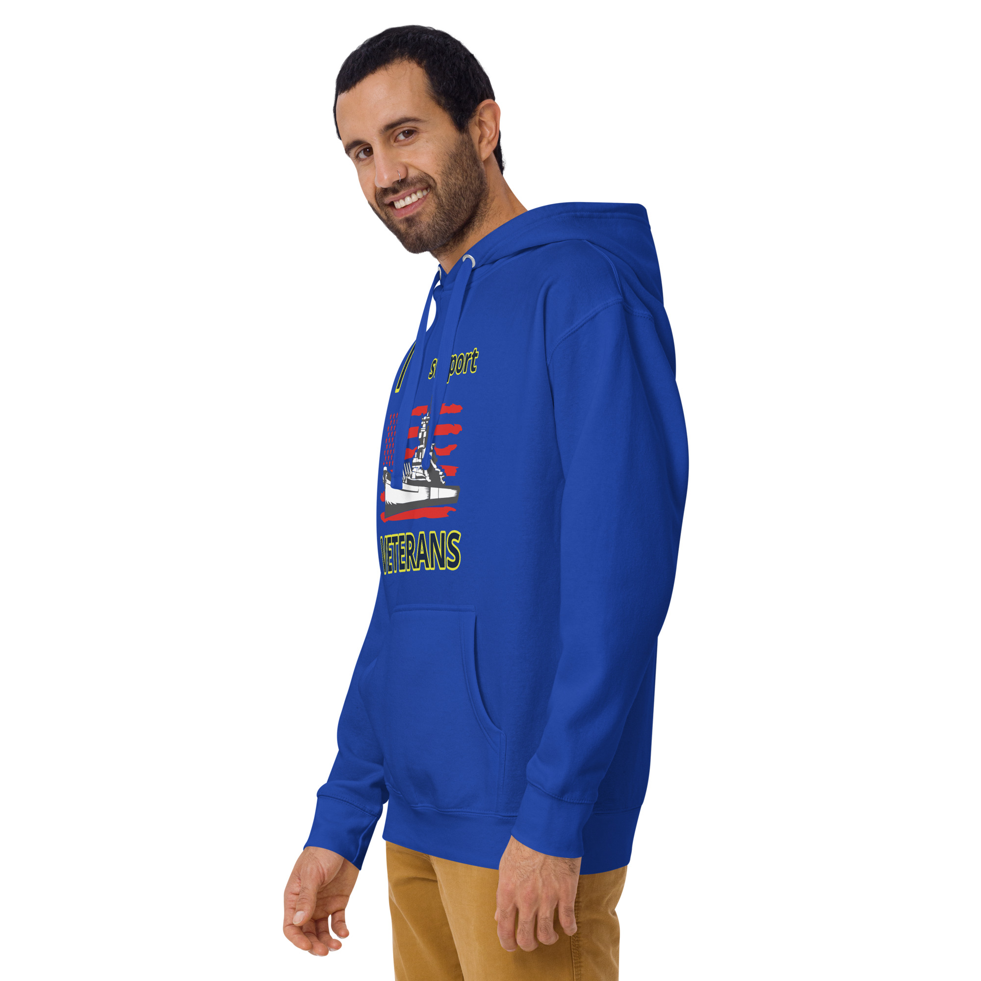 I SUPPORT VETERANS TOO SIKS Unisex Hoodie - Image 23