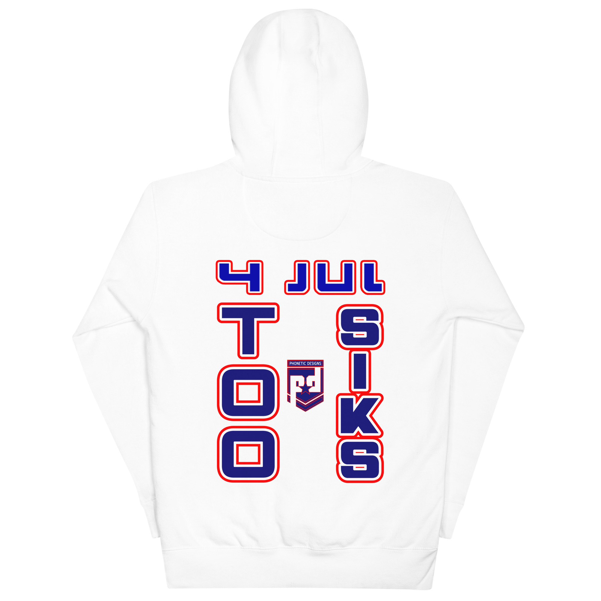 4 JUL TOO SIKS Unisex Hoodie - Image 16