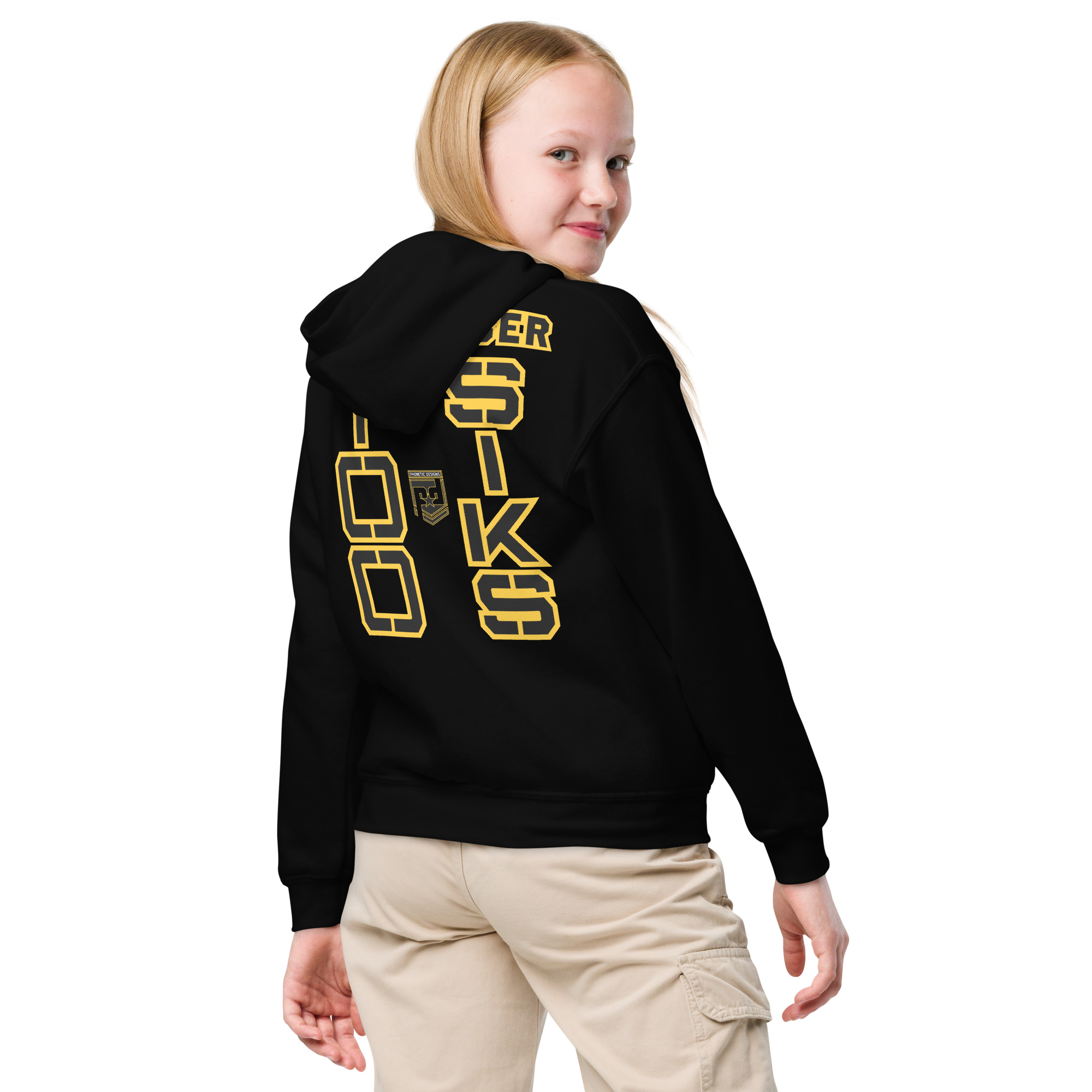 I support VETERANS TOO SIKS Kids Fleece Hoodie - Image 4