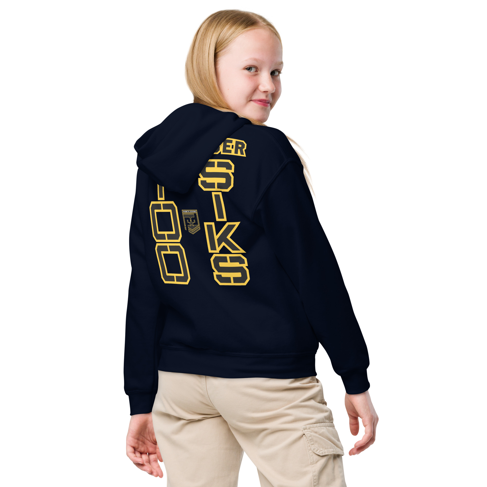 I support VETERANS TOO SIKS Kids Fleece Hoodie - Image 8