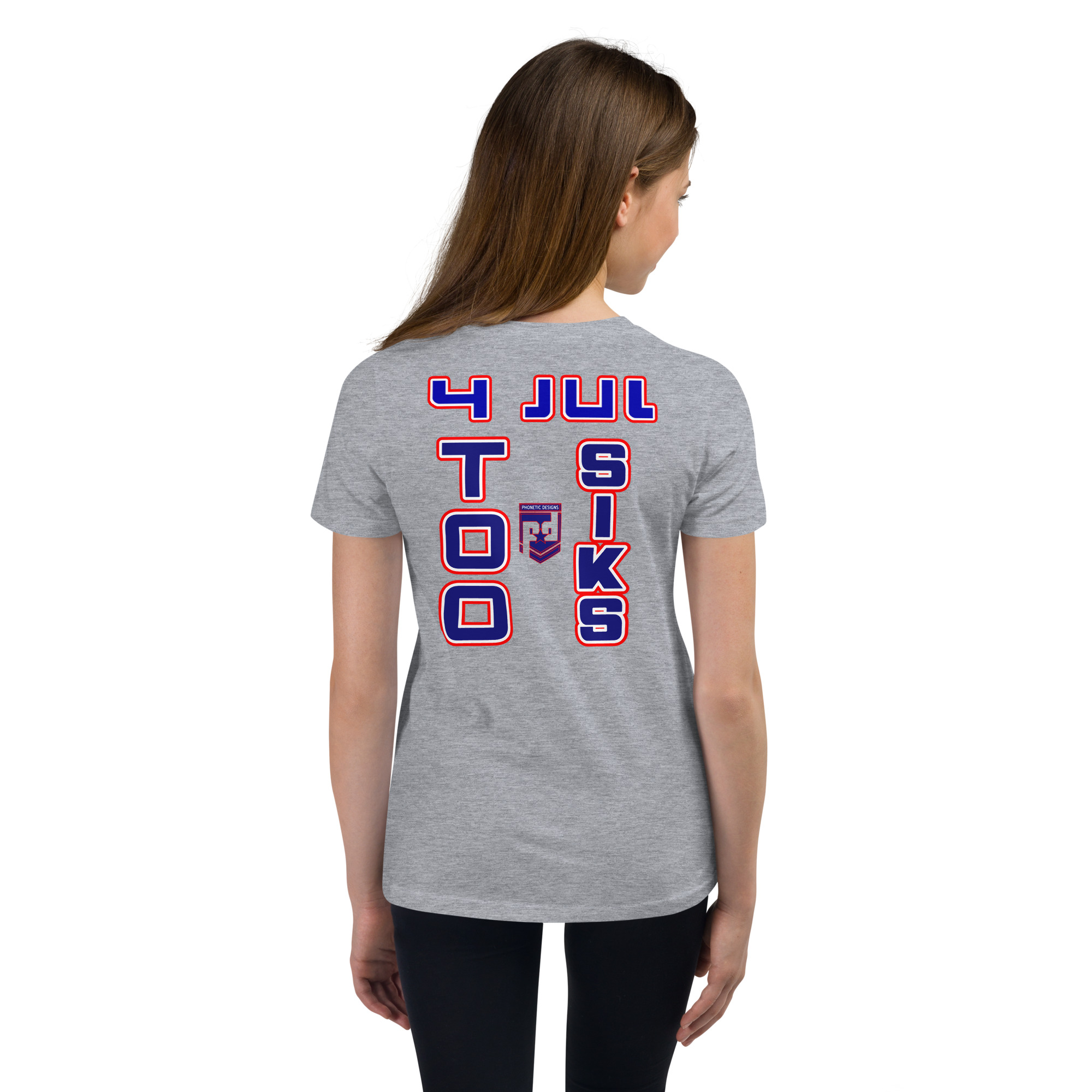 4 JUL TOO SIKS Youth Short Sleeve T-Shirt - Image 21