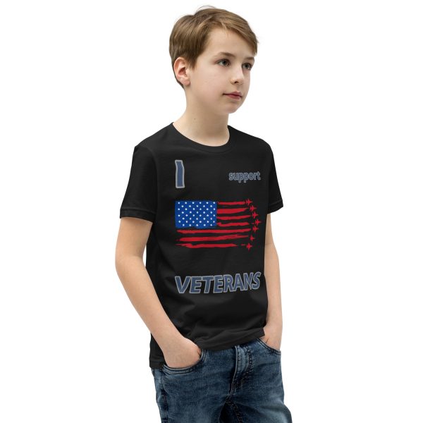 I support VETERANS TOO SIKS Youth Short Sleeve T-Shirt