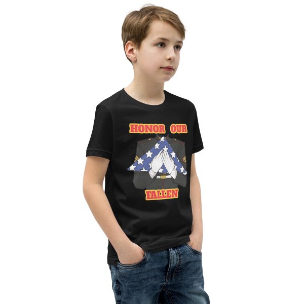 I SUPPORT VETERANS TOO SIKS Youth Short Sleeve T-Shirt