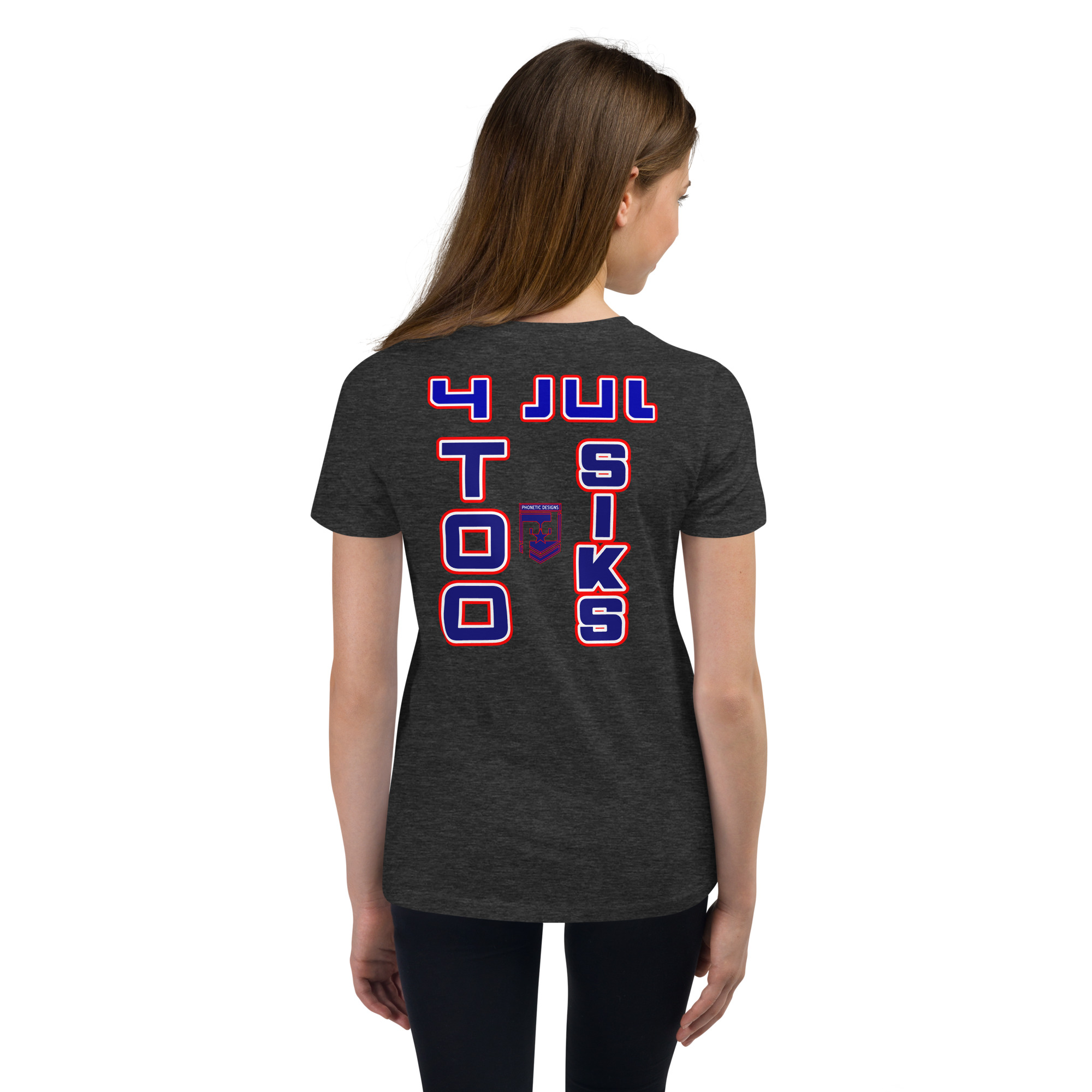 4 JUL TOO SIKS Youth Short Sleeve T-Shirt - Image 11